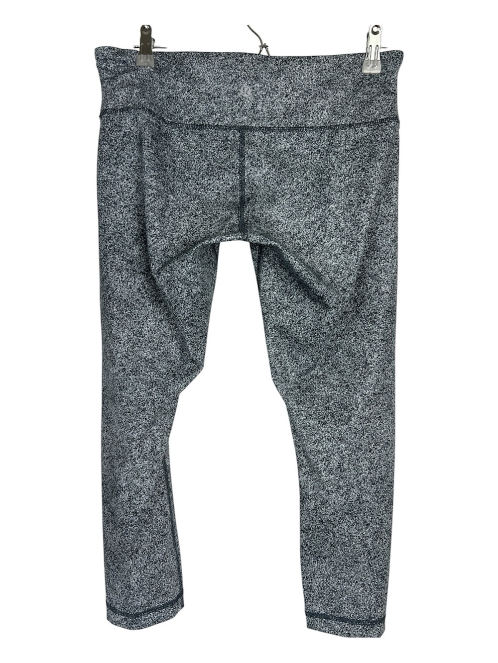 Lululemon Sz 10 Capri Length Leggings Gray Speckled - Picture 3 of 8